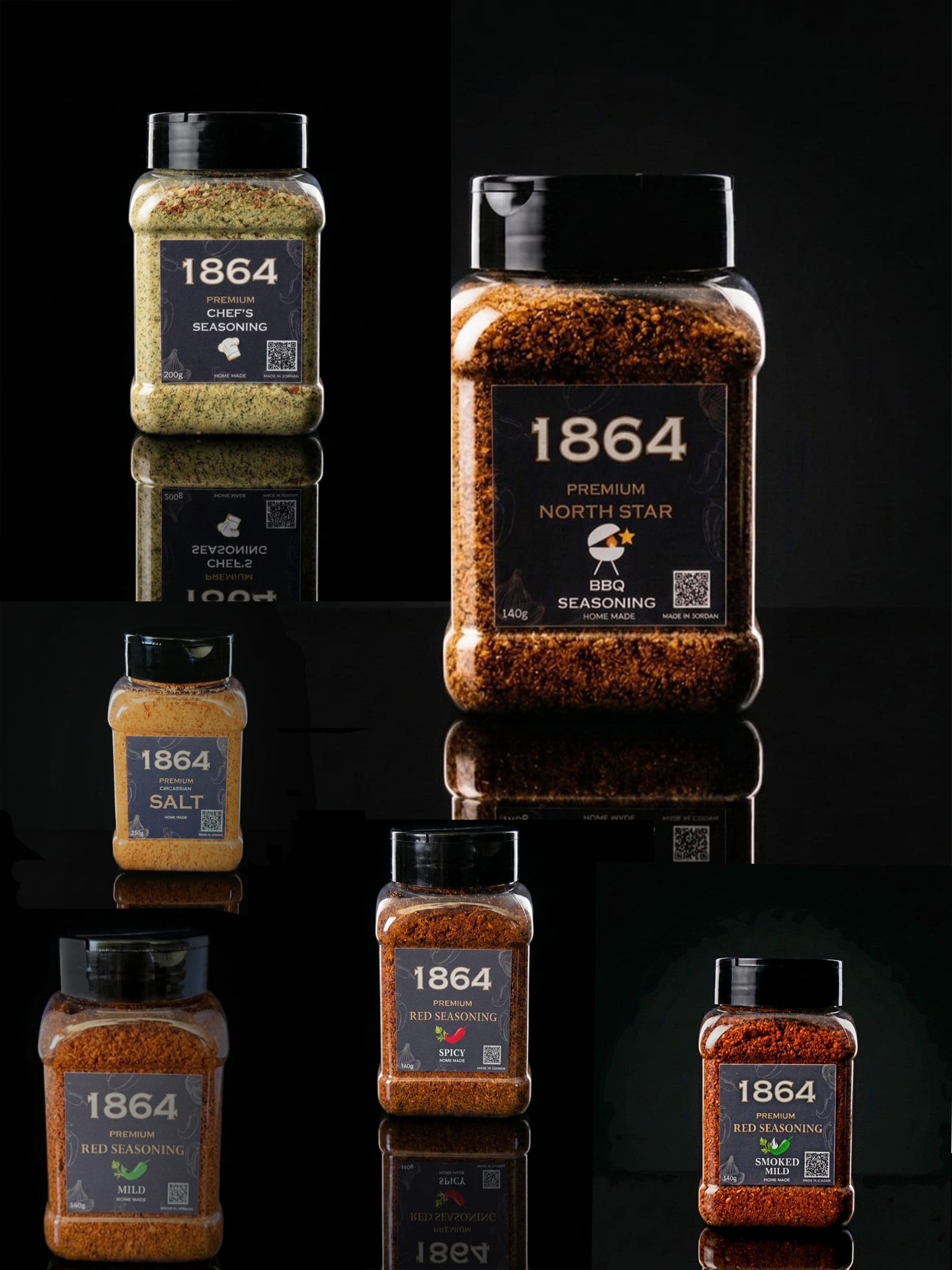 Premium 1864 Seasonings and Rubs